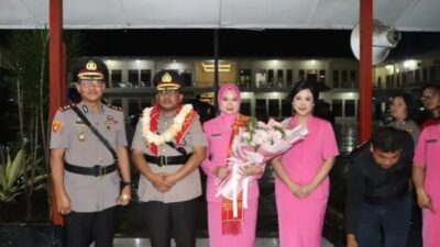 AKBP Eko Yulianto Resmi Serahkan Jabatan Kapolres Tanah Karo kepada AKBP Pebriandi Haloho