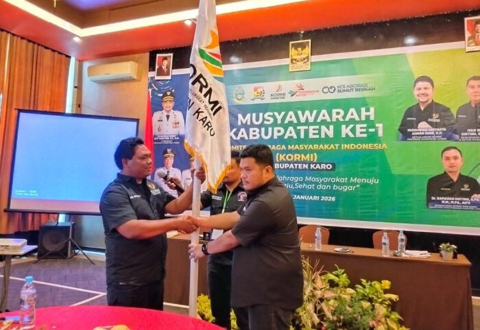 Maha Sendi S Milala Terpilih Menjadi Ketua KORMI Kabupaten Karo Periode 2026-2030