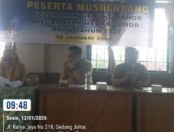 Kelurahan Gedung Johor Kecamatan Medan Johor Adakan Musrenbang RKPD Tahun 2026