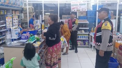 Polsek Mardingding Laksanakan Patroli Blue Light, Situasi Wilayah Tetap Kondusif