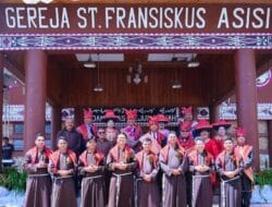 Bupati Karo Hadiri Pentahbisan 8 Imam Baru di Gereja St. Fransiskus Assisi Berastagi