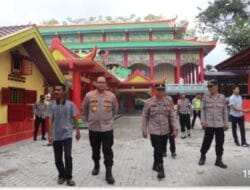 Kapolres Langkat pantau pengamanan Imlek di Vihara Avaloketisvara Stabat