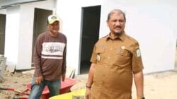 Bupati Aceh Tamiang Tinjau Pembangunan Huntara