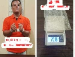 Satres Narkoba Polres Langkat Amankan Pria Diduga Miliki Sabu 20,36 Gram di Tanjung Pura
