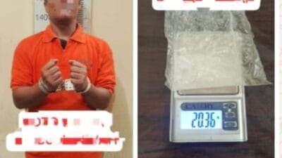 Satres Narkoba Polres Langkat Amankan Pria Diduga Miliki Sabu 20,36 Gram di Tanjung Pura