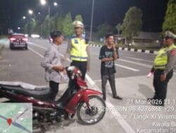 Satlantas Polres Langkat Intensifkan Patroli Blue Light, Masyarakat Diharapkan Manfaatkan Layanan 110