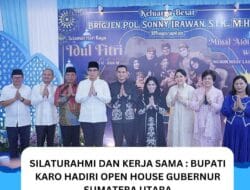 Silaturahmi dan Kerja Sama: Bupati Karo Hadiri Open House Gubernur Sumatera Utara