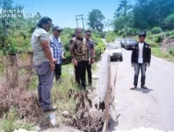 Bupati Karo Tinjau Jalan Rusak dan Drainase di Desa Cinta Rakyat