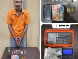 Satres Narkoba Polres Langkat Amankan Terduga Pelaku Sabu di Pangkalan Susu