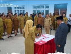 Bupati Karo Lantik Kepala Sekolah, Dorong Peningkatan Kualitas Pendidikan