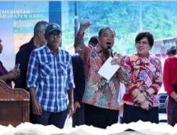 Bupati Karo Hadiri Kegiatan KKI dan PI GBKP RG Batang Serangan di GBKP Desa Mburidi, Kecamatan Kutabuluh