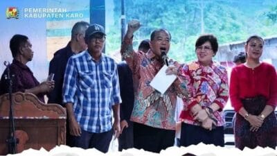 Bupati Karo Hadiri Kegiatan KKI dan PI GBKP RG Batang Serangan di GBKP Desa Mburidi, Kecamatan Kutabuluh