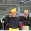Hari Pendidikan Nasional dikabupaten Langkat Bernuasa Pakaian Adat dari Berbagai Suku