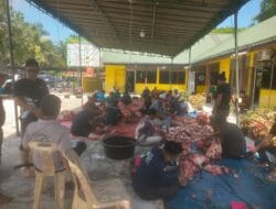 Kepala Kantor Kemenag Langkat.H.AINUL ASWAD Pimpin Penyembelihan Hewan Qurban, Di Idul Adha 1447 H