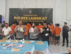 Kapolres Langkat Pimpin Langsung Konferensi Pers Pengungkapan 33 Kasus Narkotika dalam Ops Antik Toba 2026