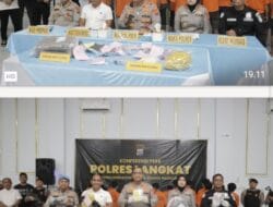 Kapolres Langkat Pimpin Langsung Konferensi Pers Pengungkapan 33 Kasus Narkotika dalam Ops Antik Toba 2026