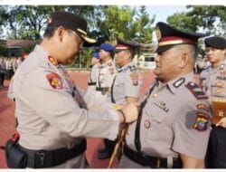 Kapolres Langkat pimpin Sertijab Kasatpolairud dan kasi Humas resmi diganti