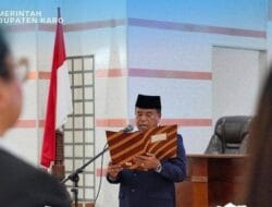 Bupati Karo Lantik 13 Pejabat Pengawas, Perkuat Pelayanan Publik