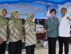 Bupati Karo Sambut Tim Monitoring TP PKK Provinsi Sumatera Utara di Desa Temburun
