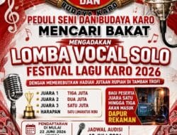 Sambut HUT RI ke-81, PSBK Gelar Festival Lagu Karo 2026 dan Berburu Talenta Baru