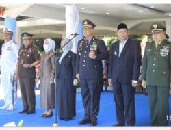 Kapolres Langkat Pimpin Upacara Hari Bhayangkara ke-80, Polri Untuk Masyarakat