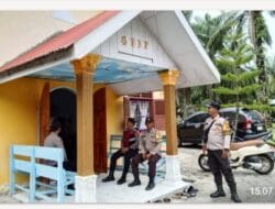 Polsek Pangkalan Susu Polres Langkat Hadirkan Rasa Aman Lewat Program Minggu Kasi dan Pengamanan Ibadah Gereja
