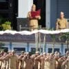 Bupati Karo Pimpin Apel Gabungan ASN di Lingkungan Pemkab Karo