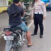 Himbauan Tertib Lalu Lintas Disampaikan Personel Satlantas Polres Langkat Dan Pengaturan Lalu Lintas Pagi