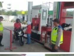 Guna Menjaga Keamanan Wilayah, Polsek Padang Tualang Rutin Melaksanakan Patroli Obyek Vital Pada SPBU