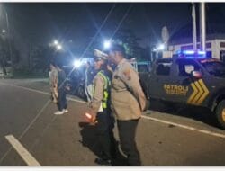 Antisipasi Aksi Balap Liar Premanisme dan Knalpot Brong,Tim UKL Polres Langkat Laksanakan Patroli Malam