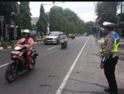 Sat Lantas Polres Langkat Intensifkan Gatur Lalin Pagi, Kapolres Apresiasi Kinerja Personel