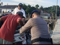 Sat Polairud Polres Langkat Perkuat Sinergi denga Nelayan, Edukasi Kamtibmas dan Kelestarian Lingkungan Pesisir