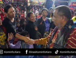 Bupati Karo dan Wakil Bupati Hadiri Kerja Tahun di Desa Suka Mbayak dan Desa Suka Sipilihen
