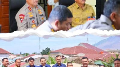 Bupati Karo Bersama Forkopimda Rapatkan Langkah Mitigasi Bencana Erupsi Gunung Sinabung Bersama Kapolda Sumut